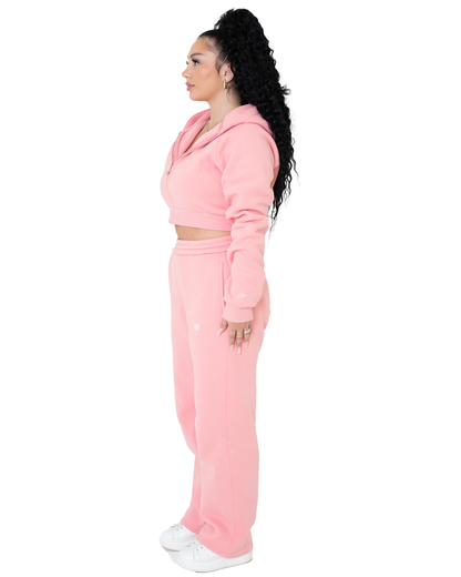 Wmns Cropped Tracksuit Babyrosa